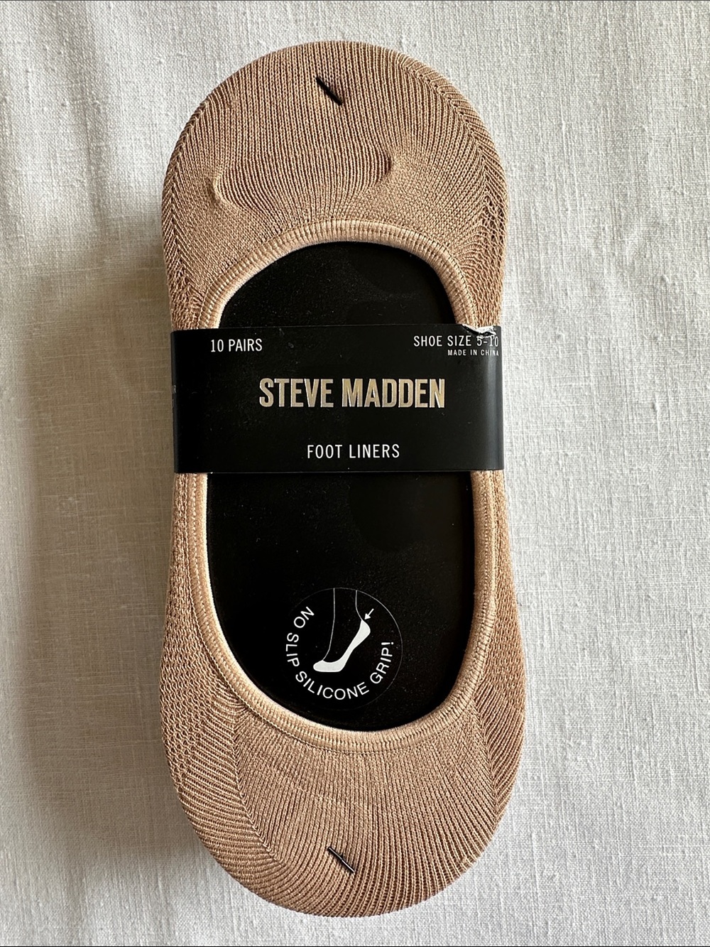 Steve Madden Foot Liners 10 Pairs Size 5-10 NWT